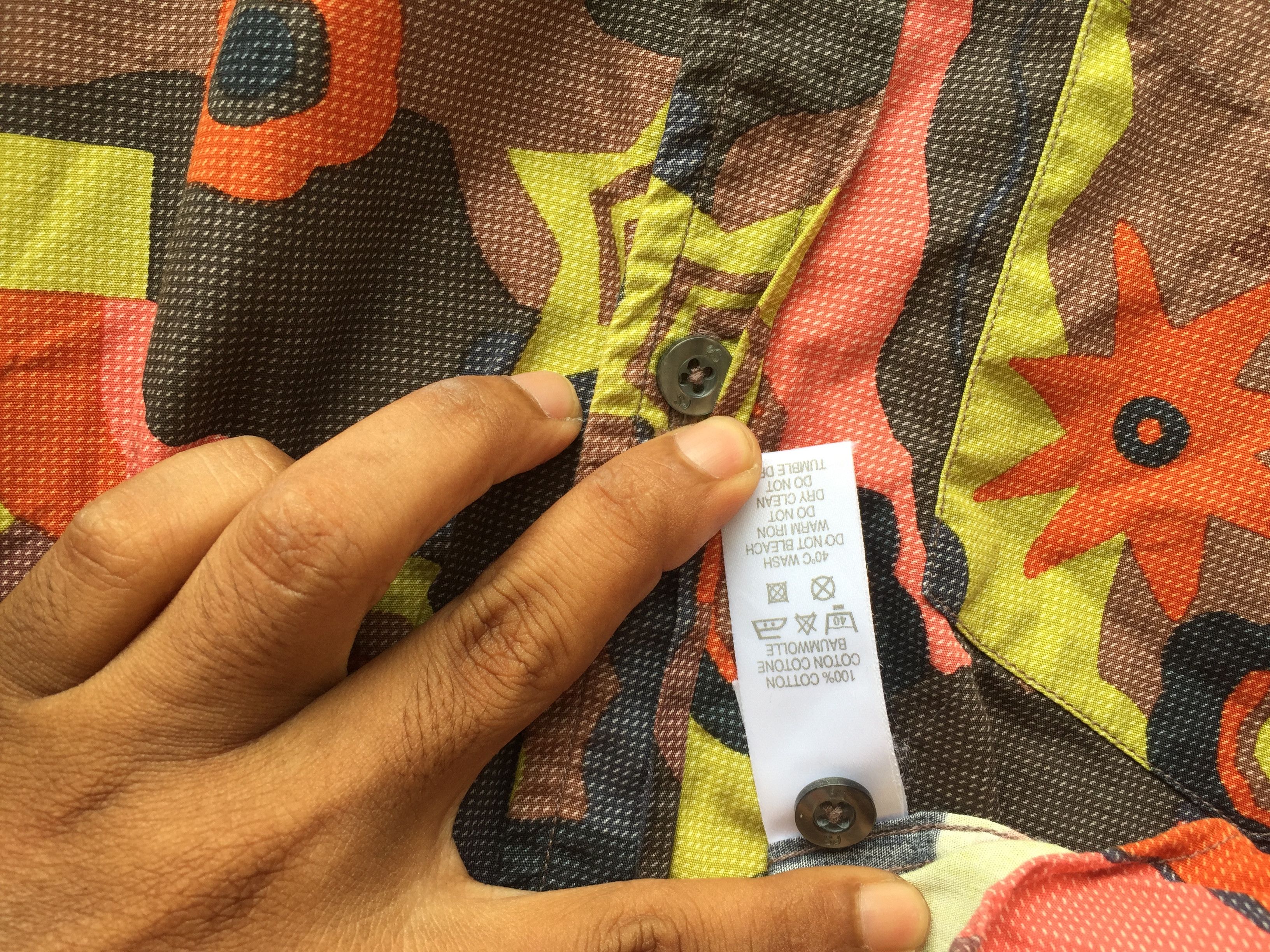 Paul Smith Vintage 90s PS By Paul Smith Camo Shirt Size US M / EU 48-50 / 2 - 8 Thumbnail