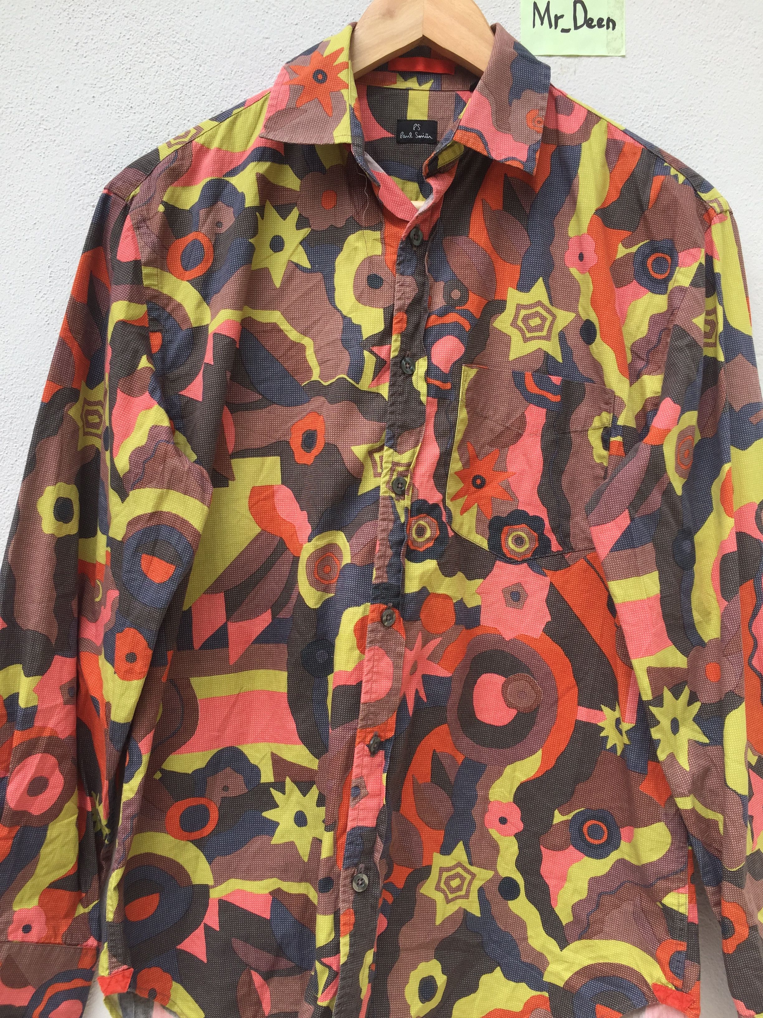 Paul Smith Vintage 90s PS By Paul Smith Camo Shirt Size US M / EU 48-50 / 2 - 4 Thumbnail