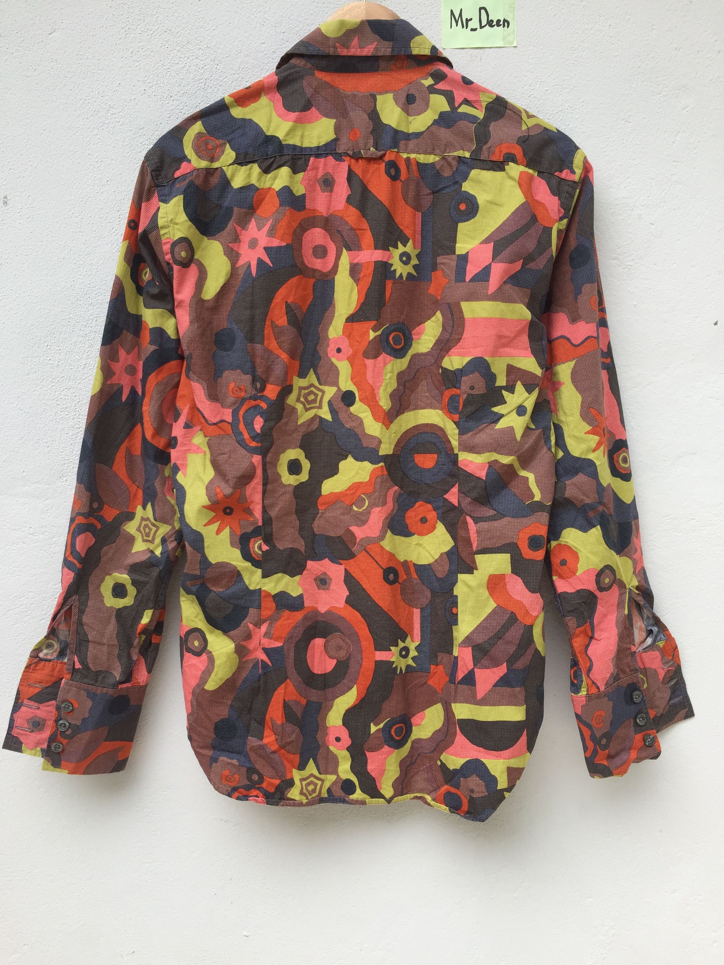 Paul Smith Vintage 90s PS By Paul Smith Camo Shirt Size US M / EU 48-50 / 2 - 5 Thumbnail