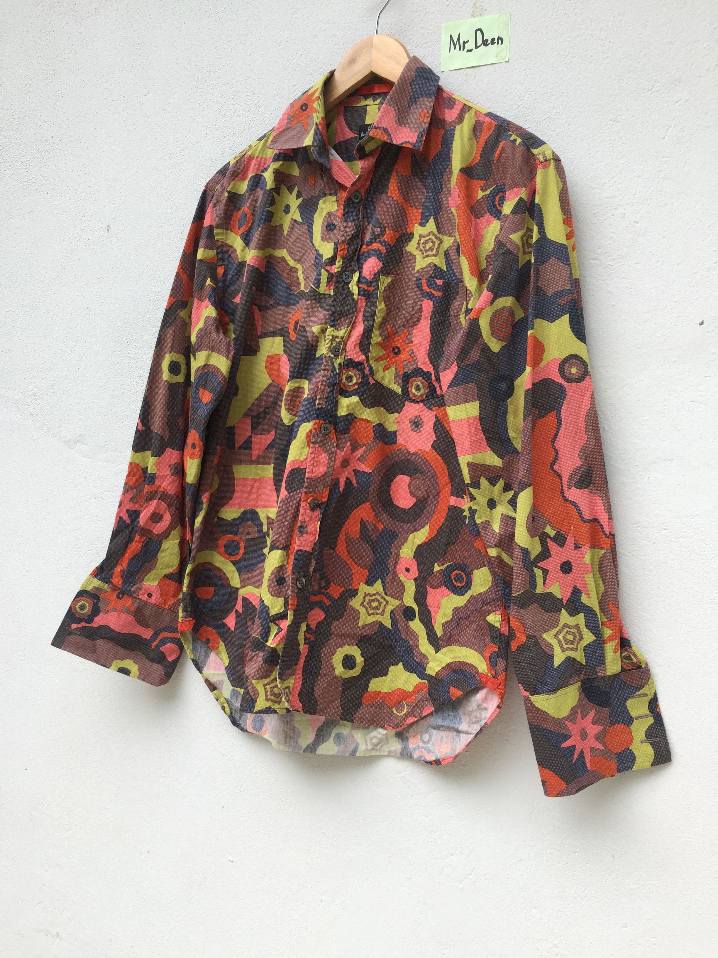 Paul Smith Vintage 90s PS By Paul Smith Camo Shirt Size US M / EU 48-50 / 2 - 3 Thumbnail