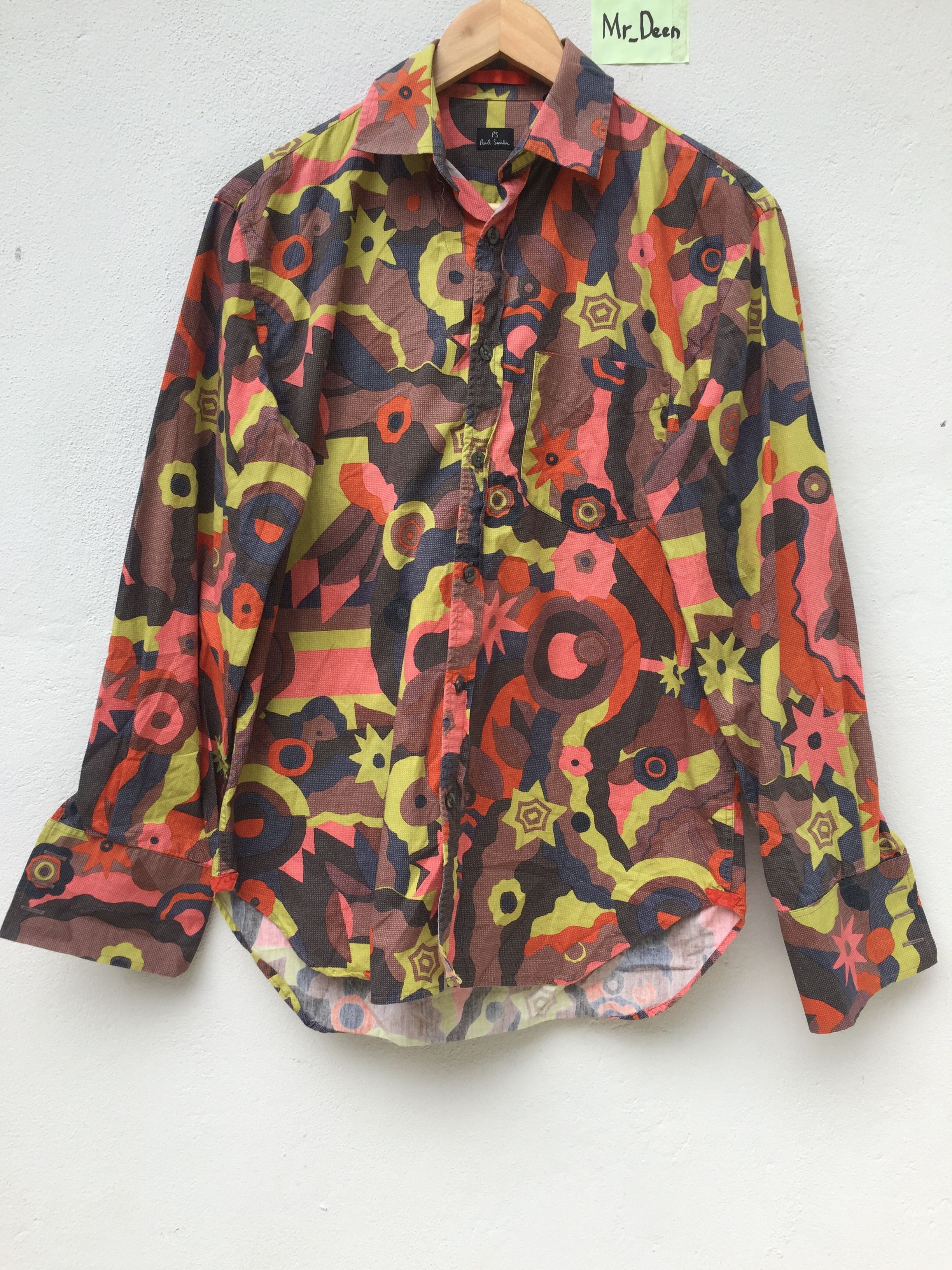 Paul Smith Vintage 90s PS By Paul Smith Camo Shirt Size US M / EU 48-50 / 2 - 1 Thumbnail