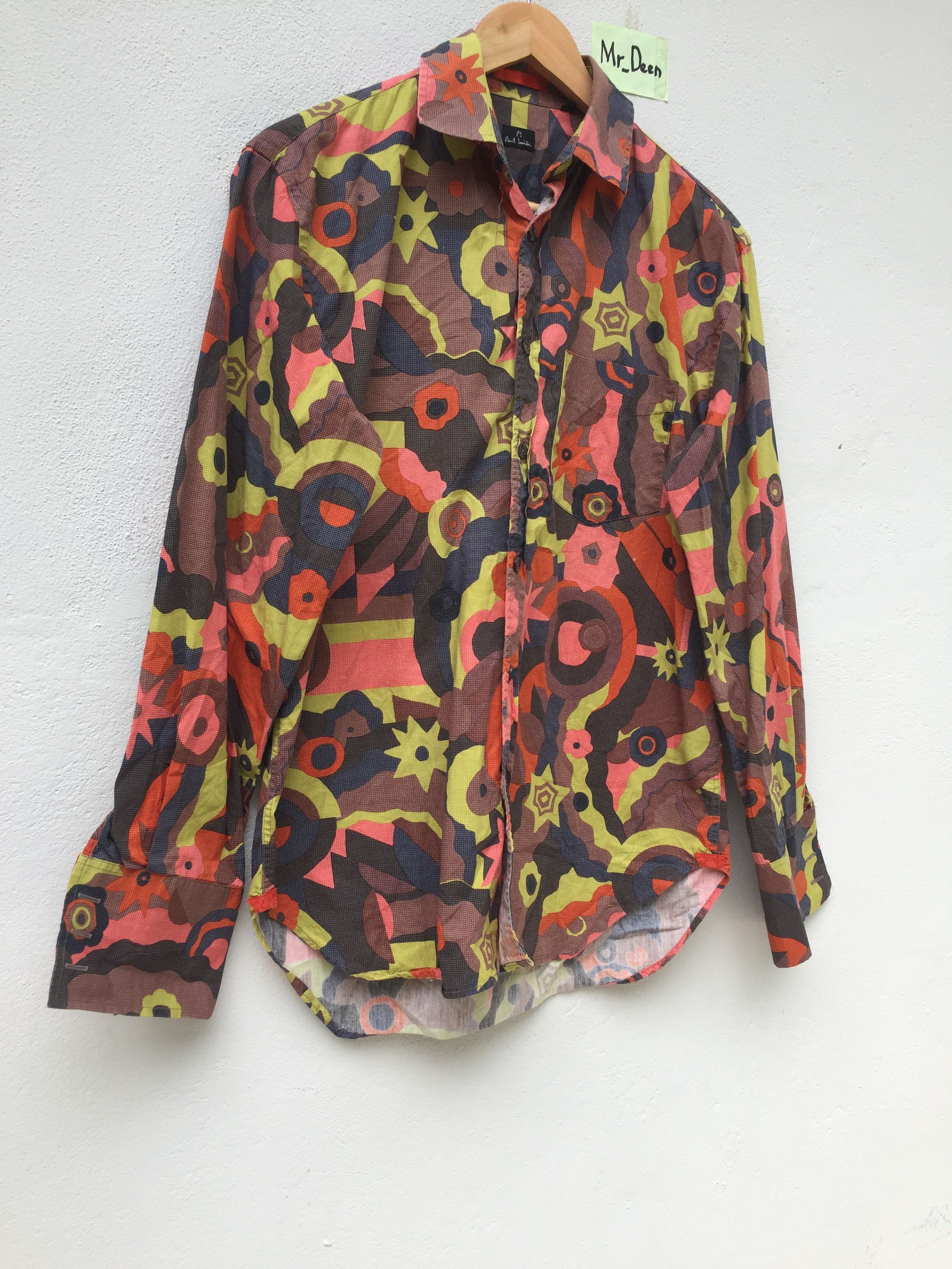Paul Smith Vintage 90s PS By Paul Smith Camo Shirt Size US M / EU 48-50 / 2 - 2 Thumbnail