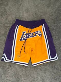 RSVP Gallery - Just Don Los Angeles Lakers Shorts available now 🌟 The  striking shorts display Lakers iconography adorned at the front, with zip  pockets at the back. Available in extremely limited