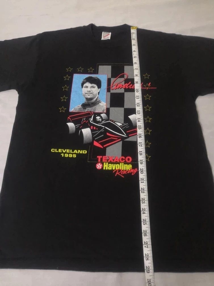 NASCAR × Sports Specialties × Vintage Vintage Texaco Havoline Racing T shirt Cleveland 1995 Size US L / EU 52-54 / 3 - 3 Thumbnail