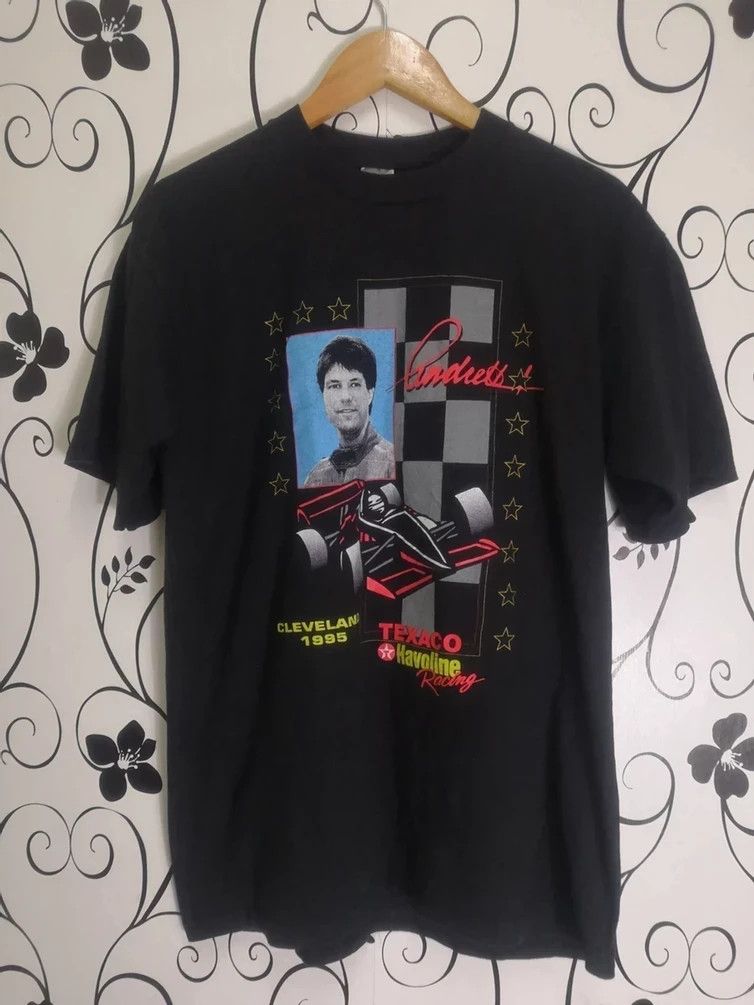 NASCAR × Sports Specialties × Vintage Vintage Texaco Havoline Racing T shirt Cleveland 1995 Size US L / EU 52-54 / 3 - 1 Thumbnail