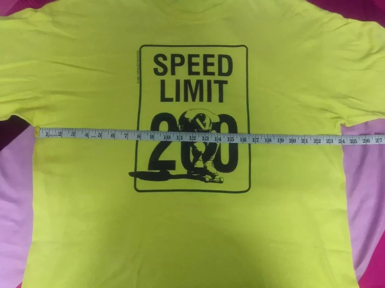 Hook-Ups Vintage Thrasher Magazine Skateboard T shirt Speed Limit Size US XL / EU 56 / 4 - 5 Thumbnail