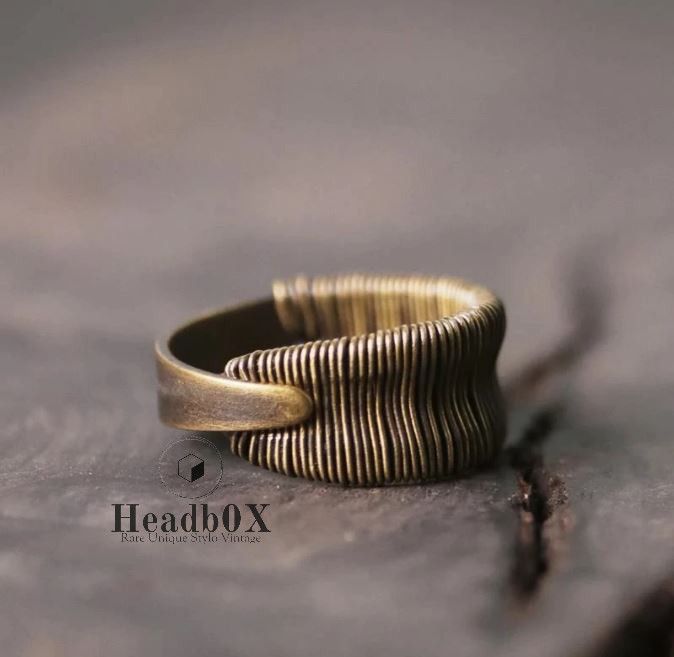 Jewelry Copper Wire Opening Adjustable Ring Size ONE SIZE - 1 Thumbnail