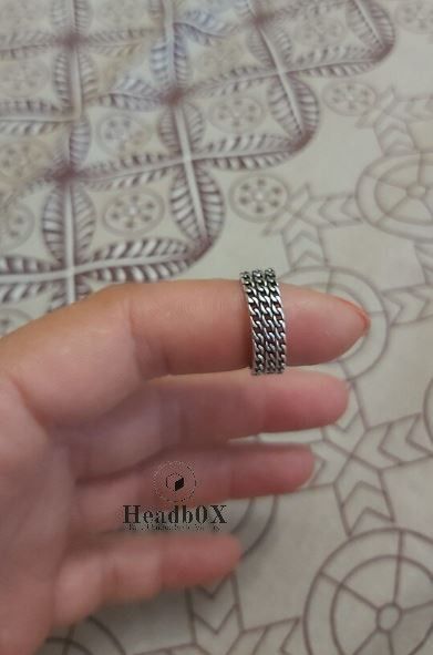Other Silver Color Multilayer Line Rings Size ONE SIZE - 2 Thumbnail