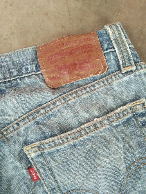 Levi's Vintage Levi's Jeans 514 Straight Leg Distressed Denim 32x28 Size US 32 / EU 48 - 4 Thumbnail