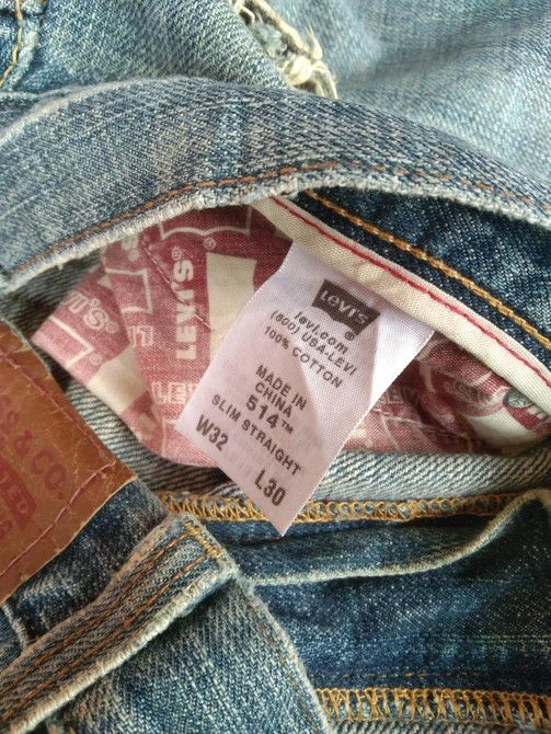 Levi's Vintage Levi's Jeans 514 Straight Leg Distressed Denim 32x28 Size US 32 / EU 48 - 11 Thumbnail