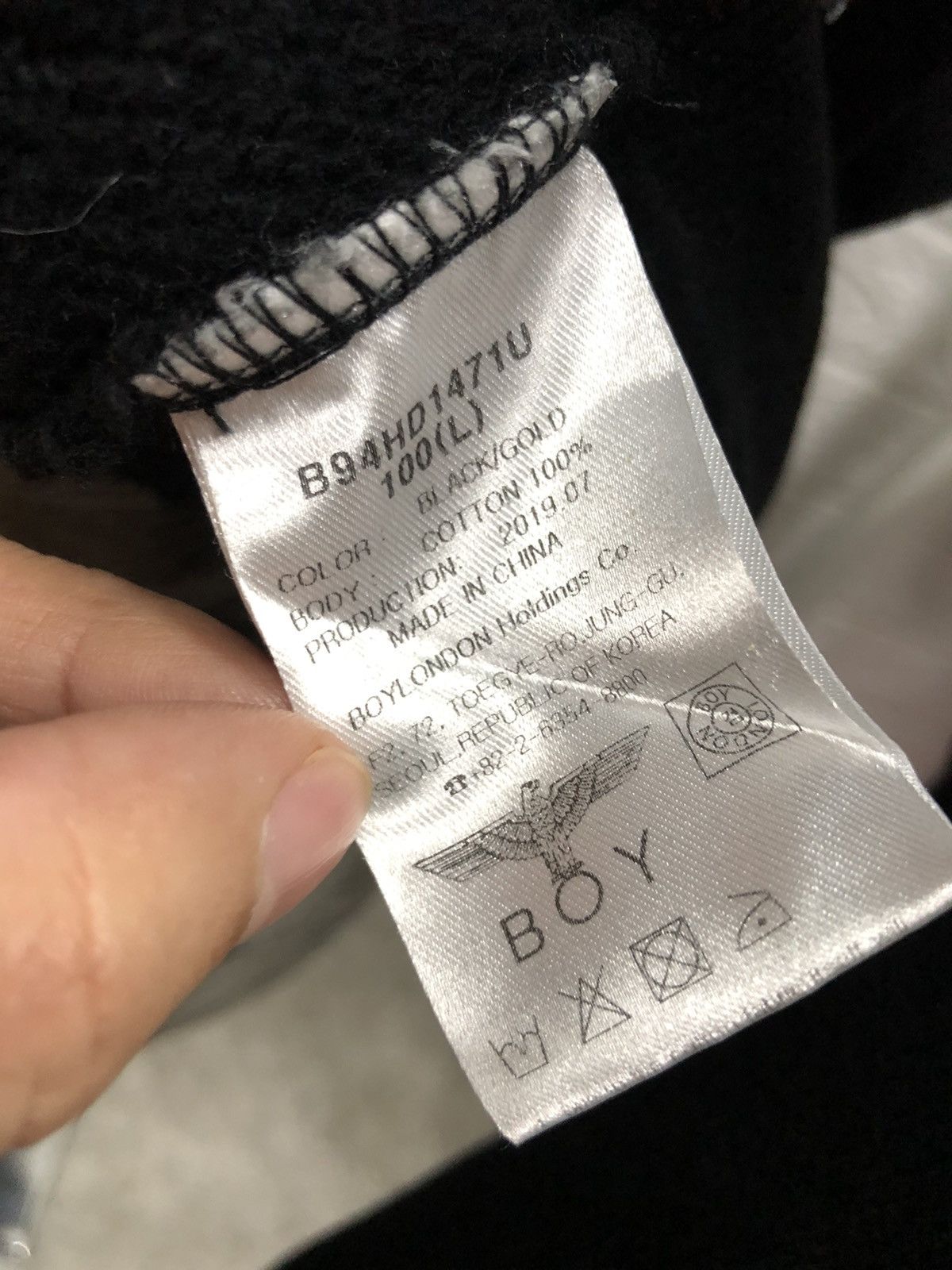 Boy London BOY LONDON SWEATER HOODIE EMBROIDERY LOGO Size US M / EU 48-50 / 2 - 7 Thumbnail