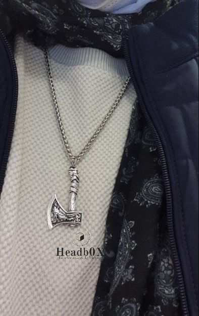 Jewelry Viking Axe Pendant Necklace Size ONE SIZE - 2 Thumbnail