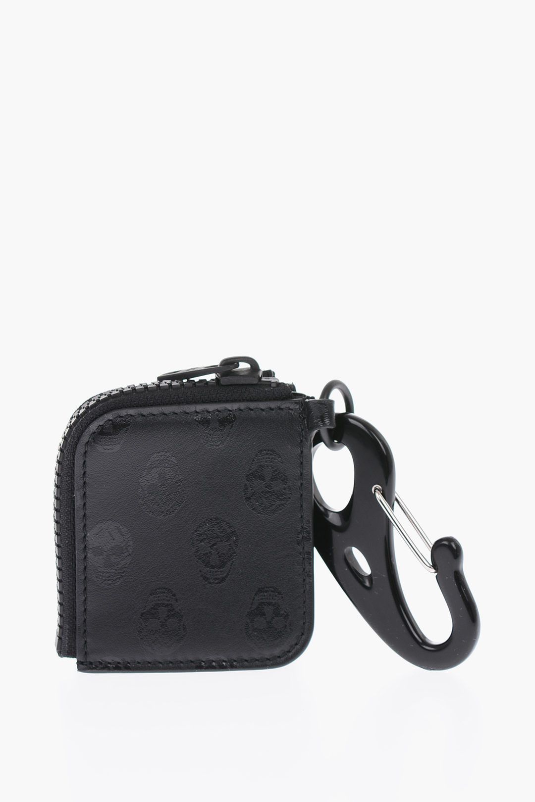Alexander McQueen Leather Holder in Black Size ONE SIZE - 2 Thumbnail