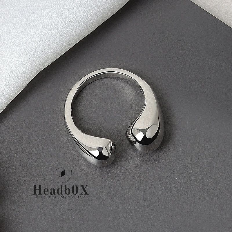 Jewelry Silver Double Ball Beads Opening Size ONE SIZE - 1 Thumbnail