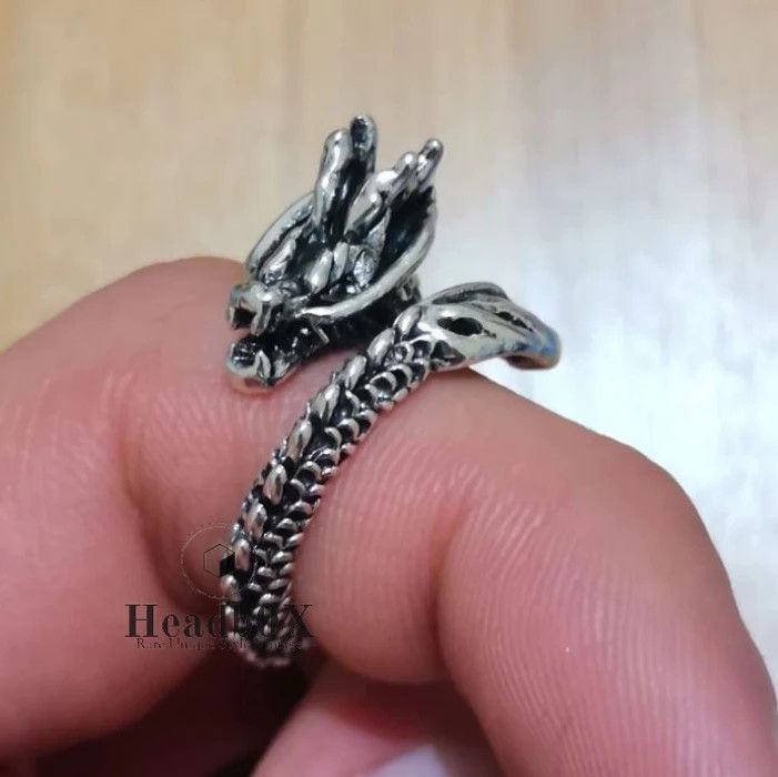 Jewelry Retro Dragon Ring Size ONE SIZE - 1 Thumbnail
