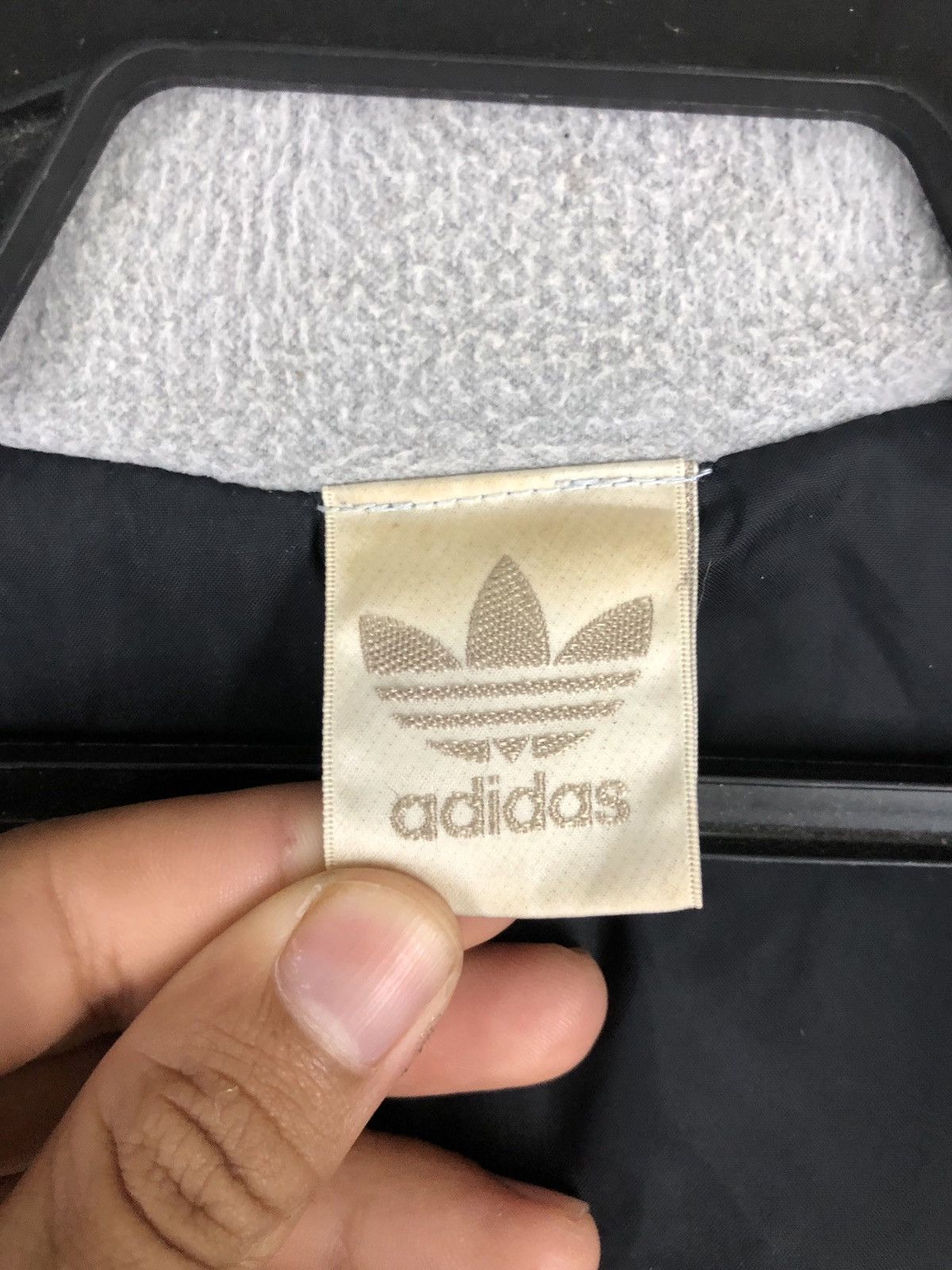 Adidas × Vintage 90s Vintage Adidas Fleece Big Logo Zip Pullover Sweatshirt Size US XL / EU 56 / 4 - 10 Thumbnail