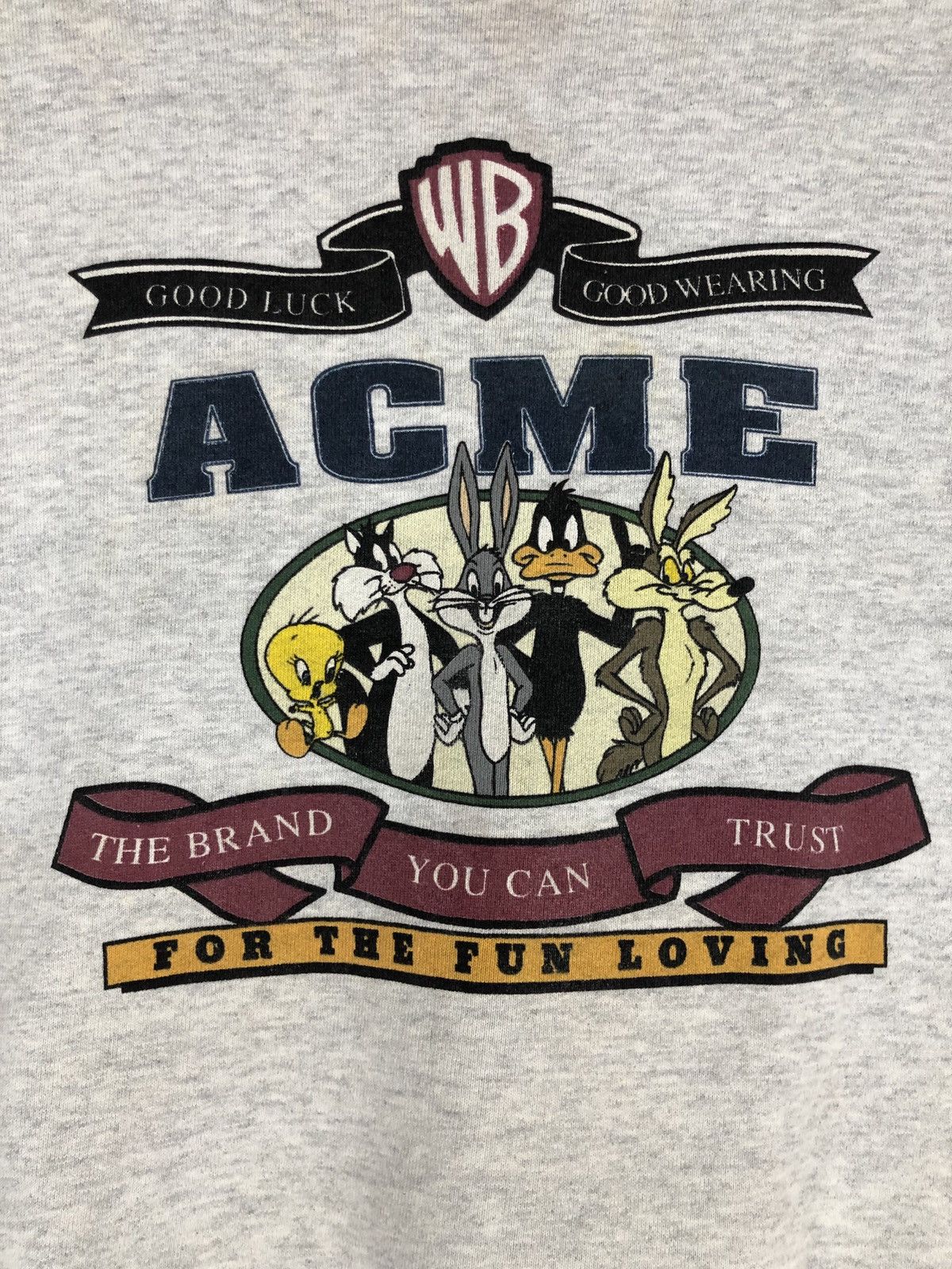 Acme Clothing × Vintage × Warner Bros Vintage Warner Bro’s Acme Clothing Crewneck Size US L / EU 52-54 / 3 - 5 Thumbnail