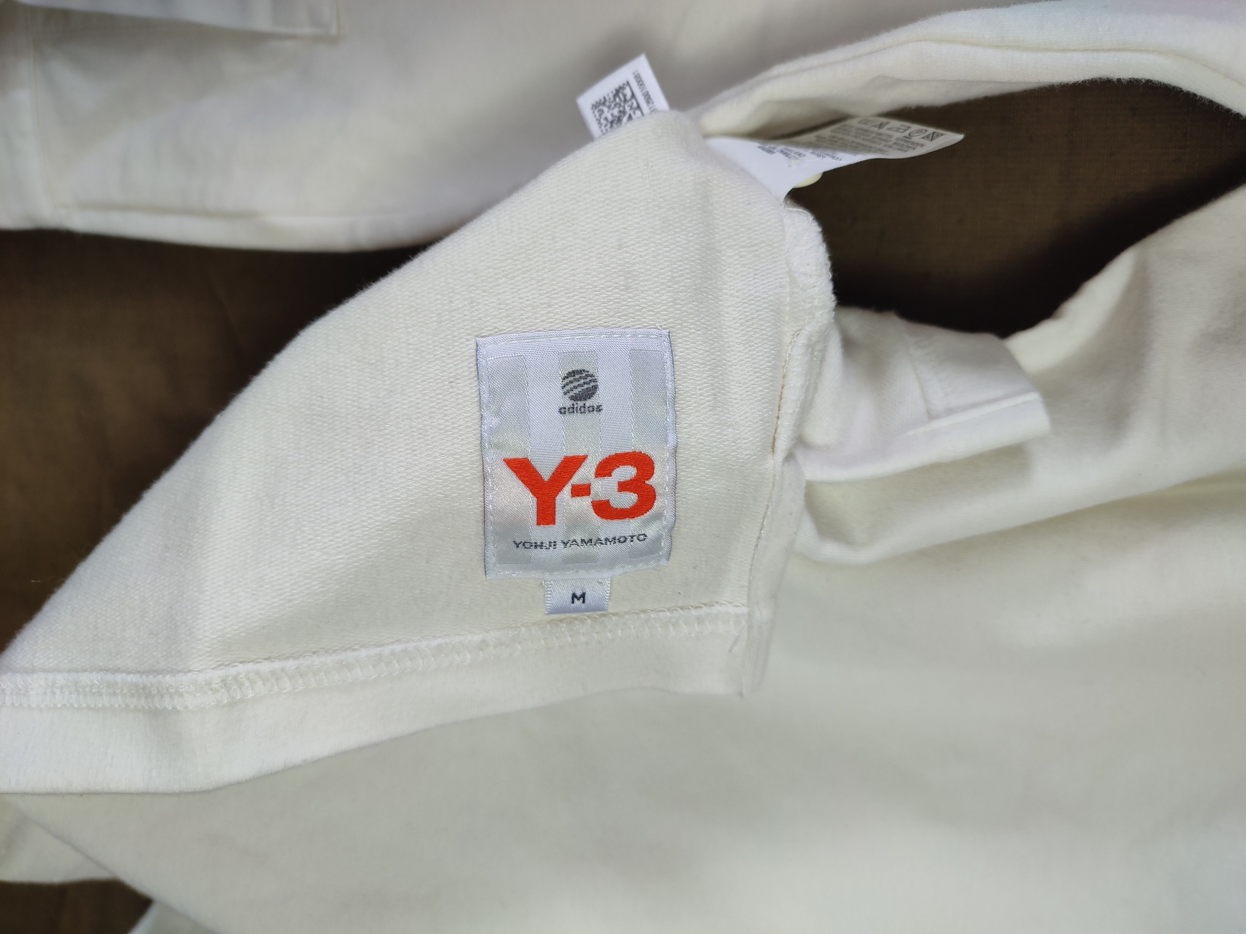Adidas × Y's Adidas Y-3 2004 Embroidered Logo 1/2 Button longsleeve shirt Size US M / EU 48-50 / 2 - 7 Thumbnail