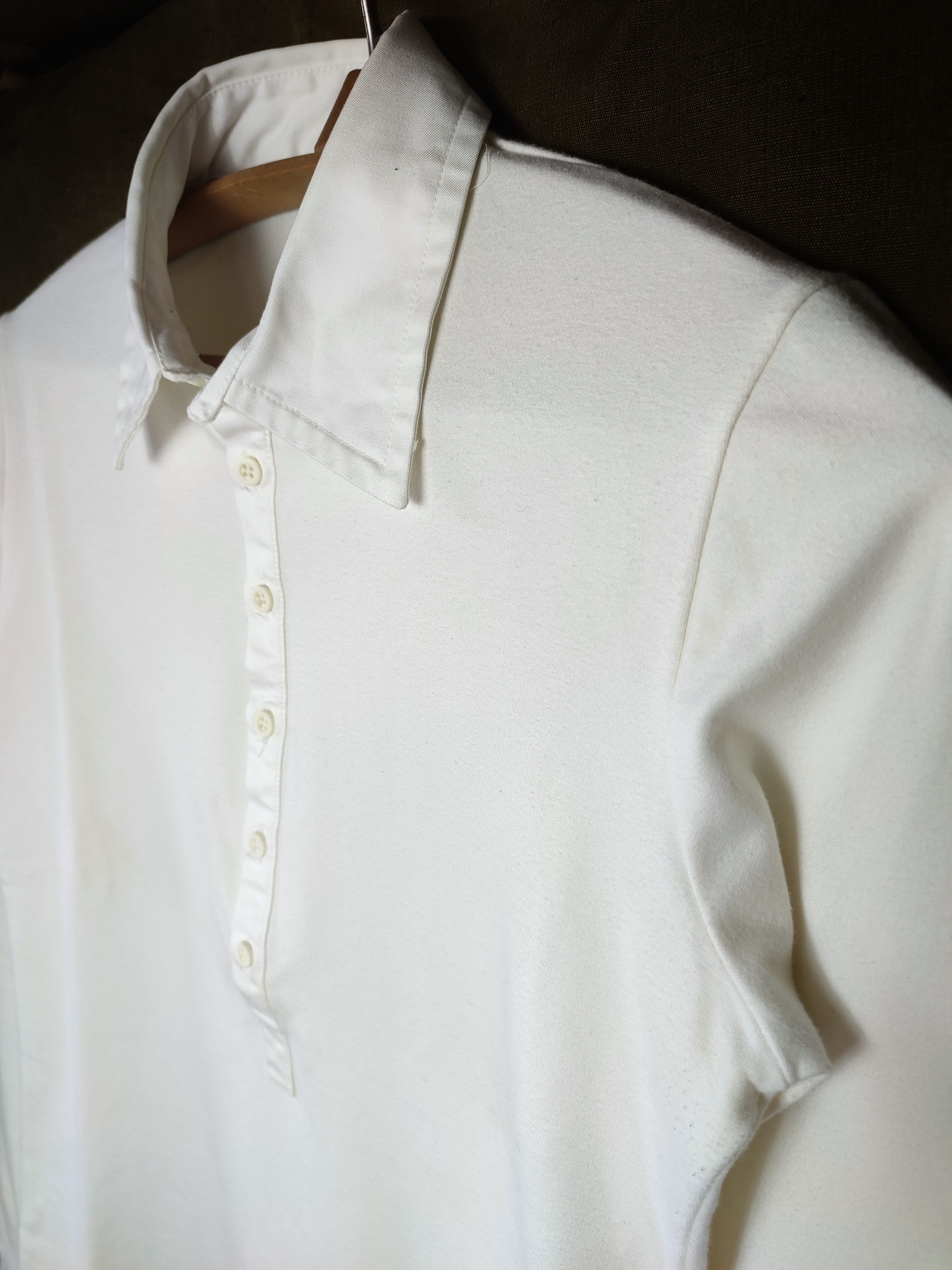 Adidas × Y's Adidas Y-3 2004 Embroidered Logo 1/2 Button longsleeve shirt Size US M / EU 48-50 / 2 - 4 Thumbnail