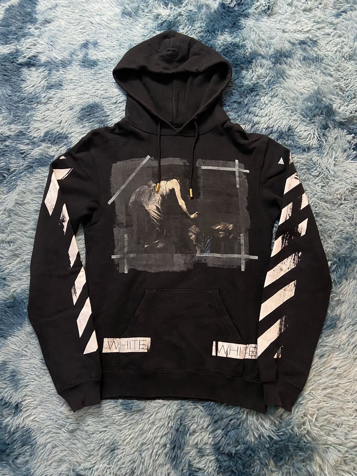 Off white cheap annunciation hoodie