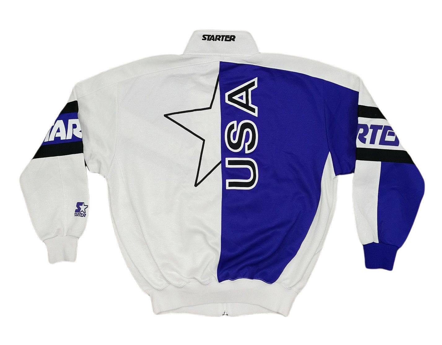 New York Yankees × Starter Starter USA Big Logo Tracktop Jacket Size US M / EU 48-50 / 2 - 2 Thumbnail