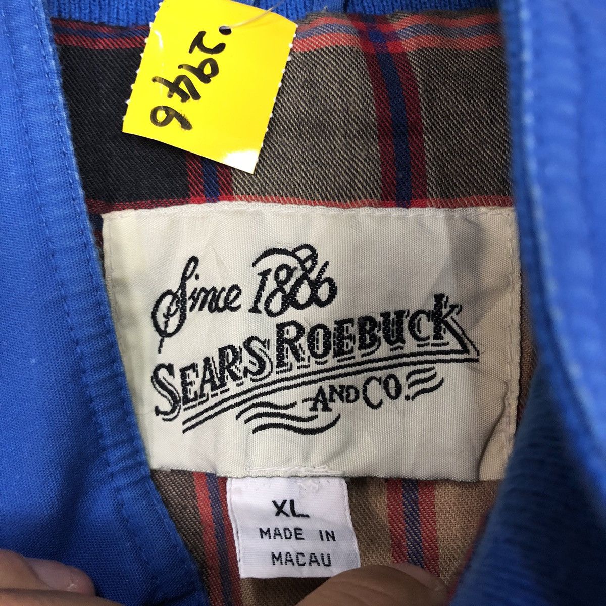 Japanese Brand Sears Roebuck Blue Light Jacket #2946 Size US XL / EU 56 / 4 - 11 Thumbnail