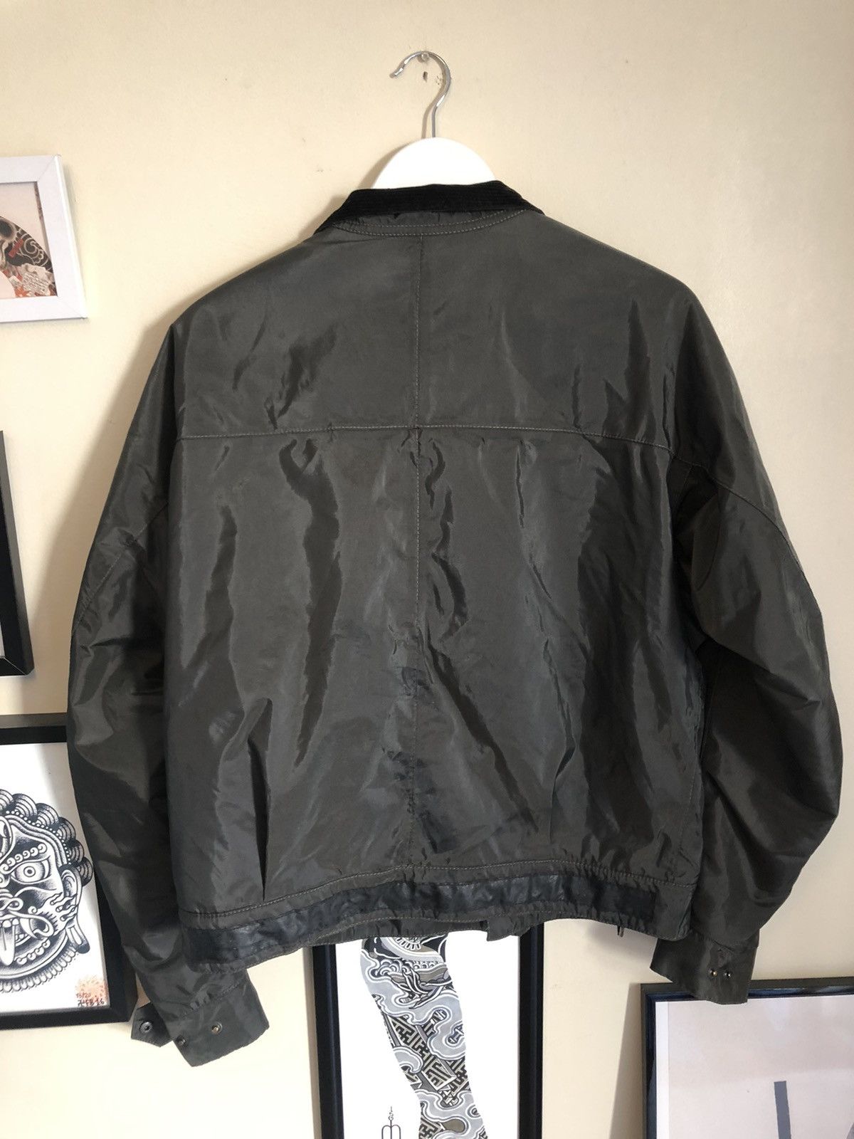 Belstaff Belstaff nylon motorcycle bomber boxy reflective jacket Size US L / EU 52-54 / 3 - 2 Thumbnail