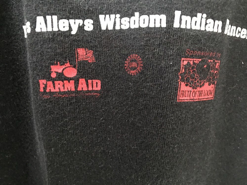 Band Tees × Vintage 90s Farm Aid 1997 Saving America's Family Farms, Neil Young Size US L / EU 52-54 / 3 - 8 Thumbnail