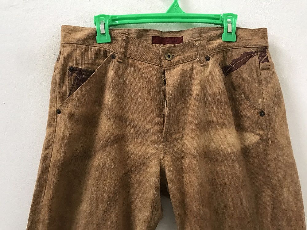 Japanese Brand × Mizra Jeans Kyoto MIZRA Japan Persimmon Dyed Denim Pant Size US 31 - 6 Thumbnail