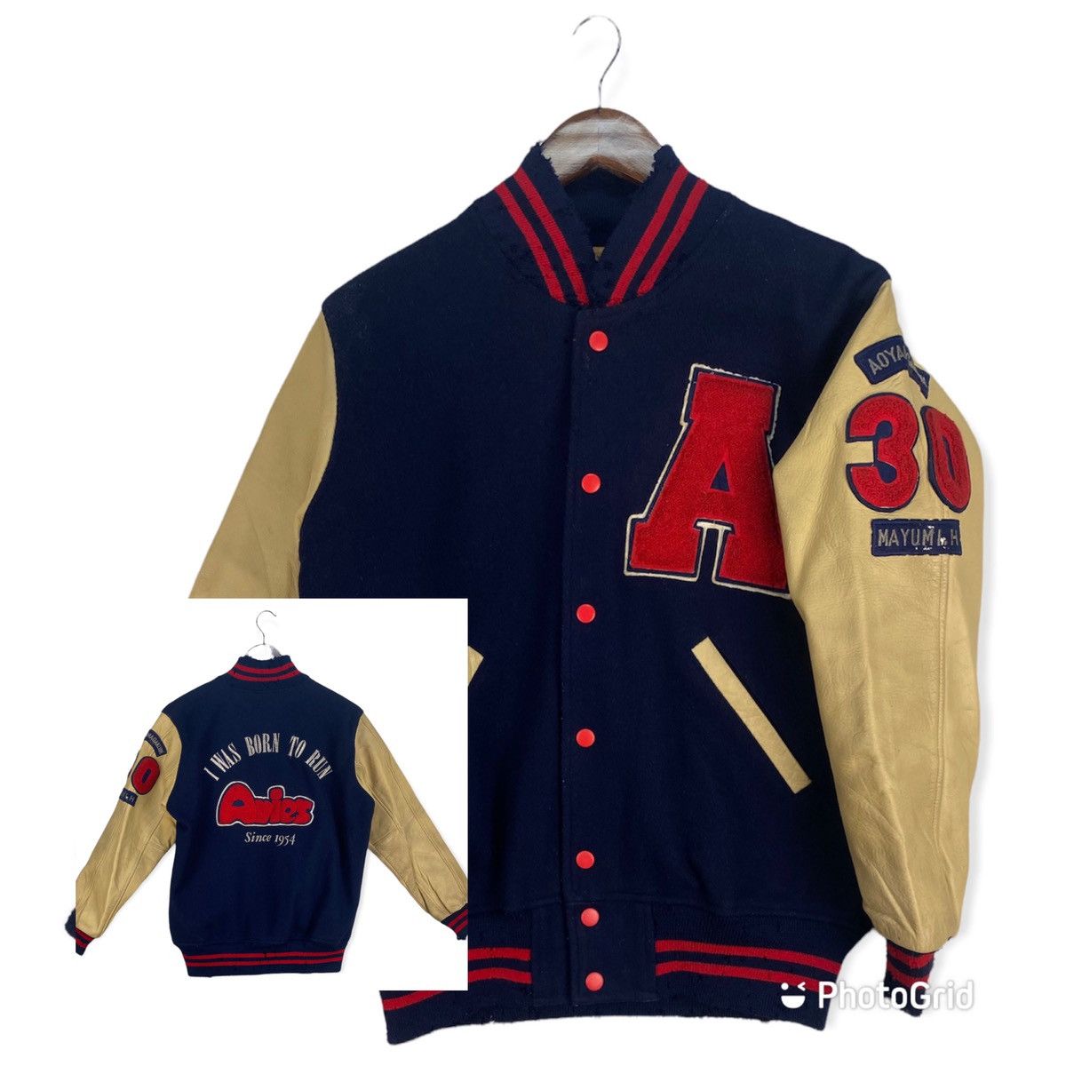 Japanese Brand Vintage Avies Varsity Jacket Big Logo Size US S / EU 44-46 / 1 - 1 Thumbnail