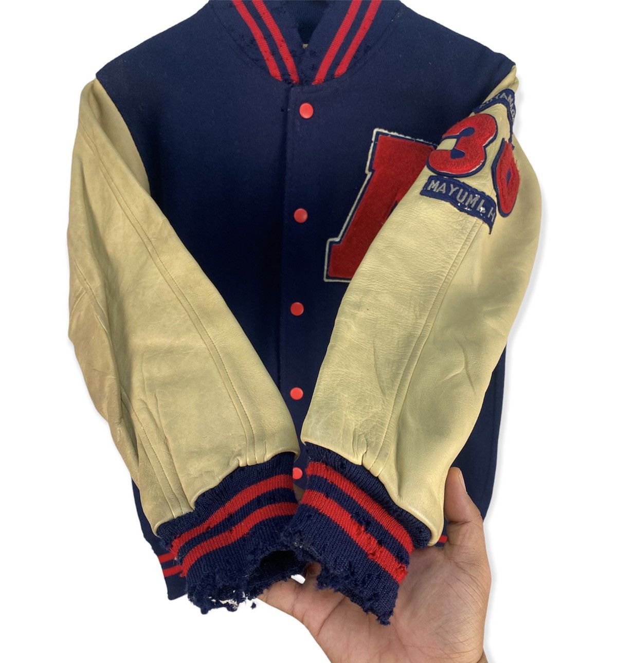 Japanese Brand Vintage Avies Varsity Jacket Big Logo Size US S / EU 44-46 / 1 - 4 Thumbnail