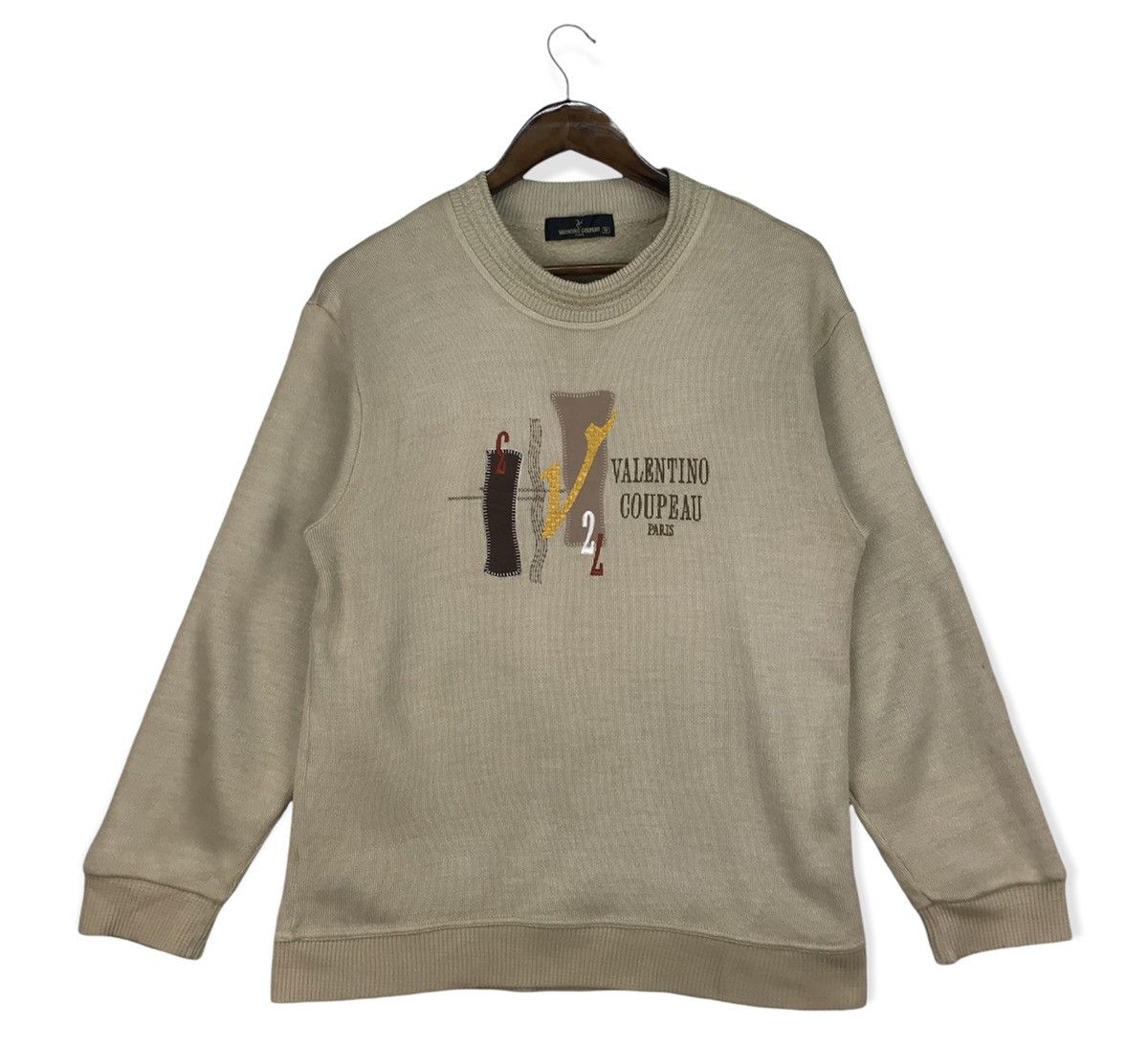 Vintage Vintage Valentino Coupeau Sweatshirt Size US M / EU 48-50 / 2 - 1 Thumbnail