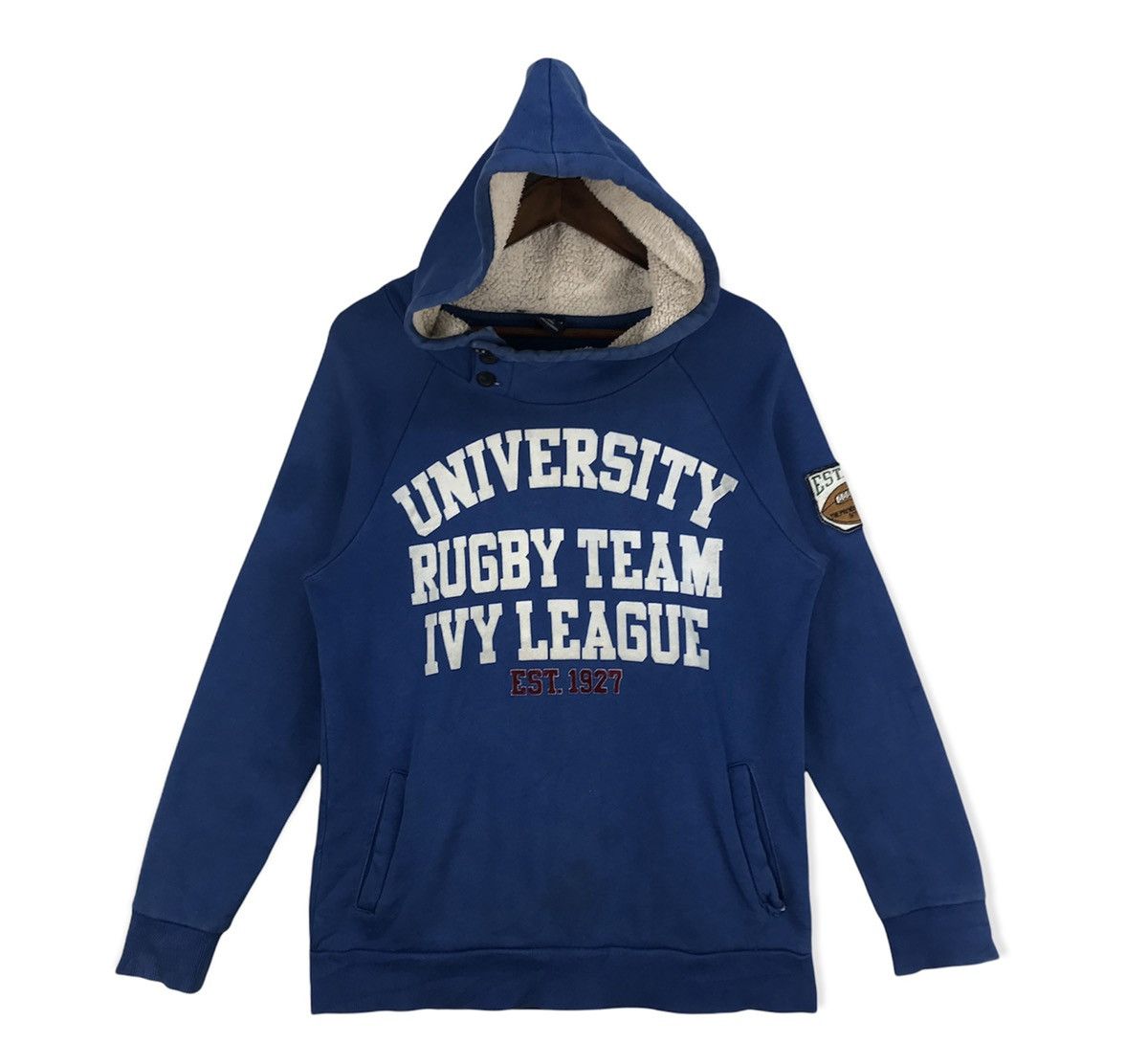 Vintage Vintage University Rugby Team IVY League Hoodies Size US L / EU 52-54 / 3 - 1 Thumbnail