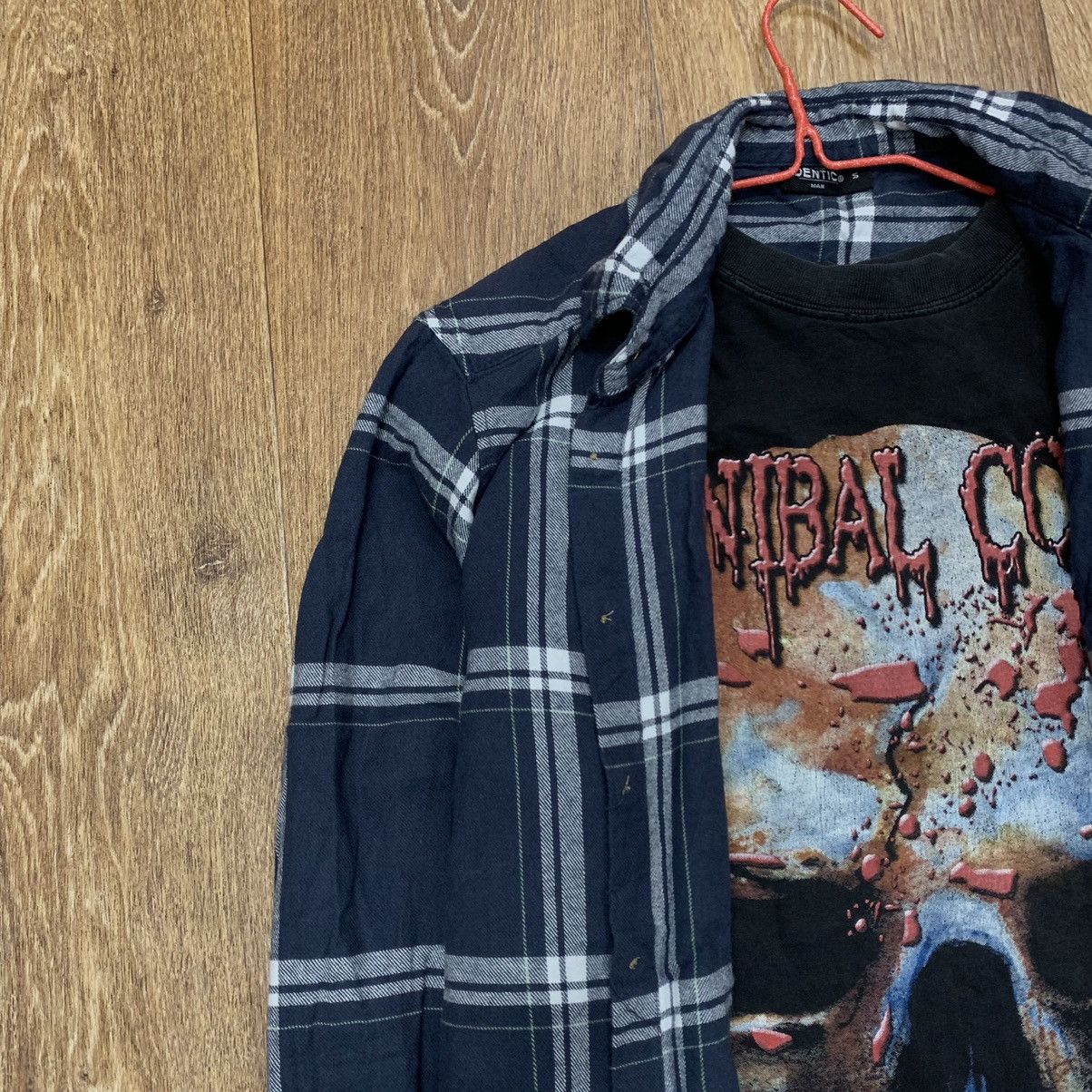 Vintage Vintage 90s Graphic Tee Skull Print Grunge Streetwear Boxy S Size US S / EU 44-46 / 1 - 3 Thumbnail