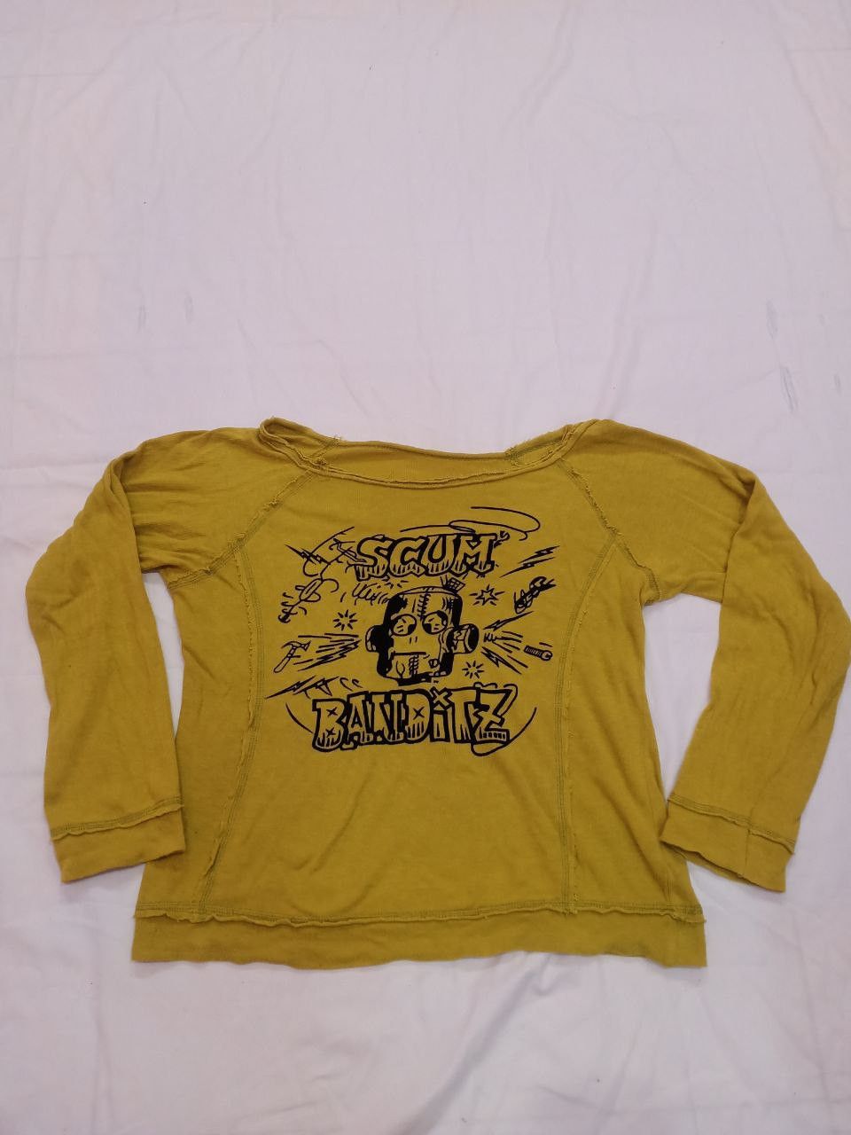 Japanese Brand × Seditionaries × Vintage Scum Banditz Sweatshirt Distressed Design Size US S / EU 44-46 / 1 - 1 Thumbnail