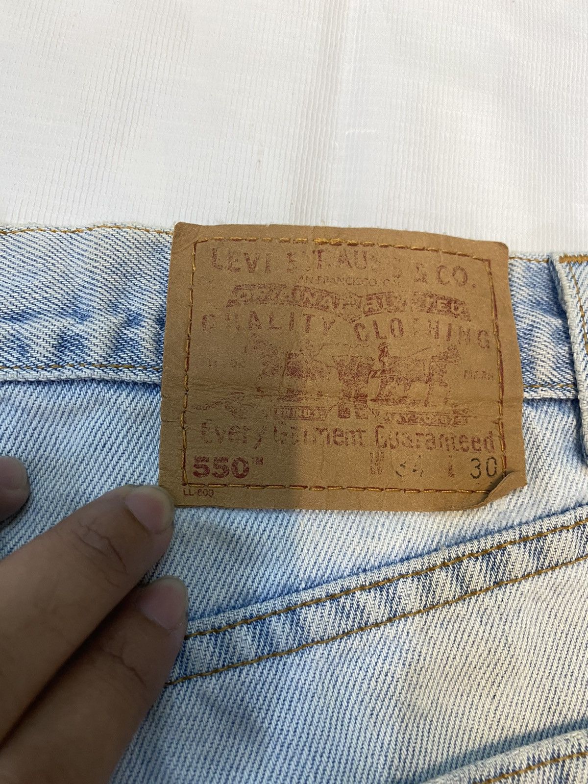 Levi's × Levi's Vintage Clothing Vintage Levis 505 Light Wash Denim Pant Size US 31 - 15 Thumbnail