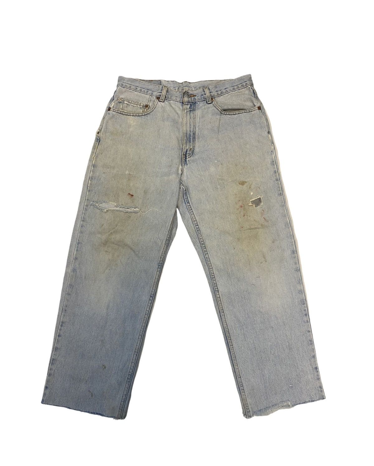 Levi's × Levi's Vintage Clothing Vintage Levis 505 Light Wash Denim Pant Size US 31 - 1 Thumbnail