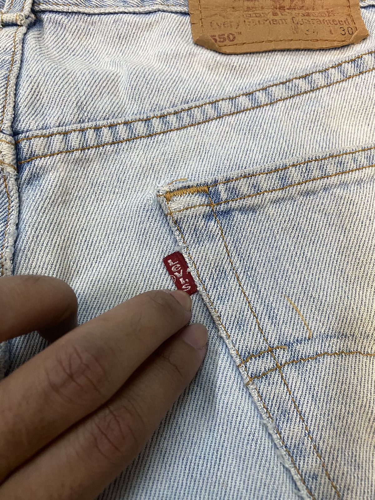 Levi's × Levi's Vintage Clothing Vintage Levis 505 Light Wash Denim Pant Size US 31 - 16 Thumbnail