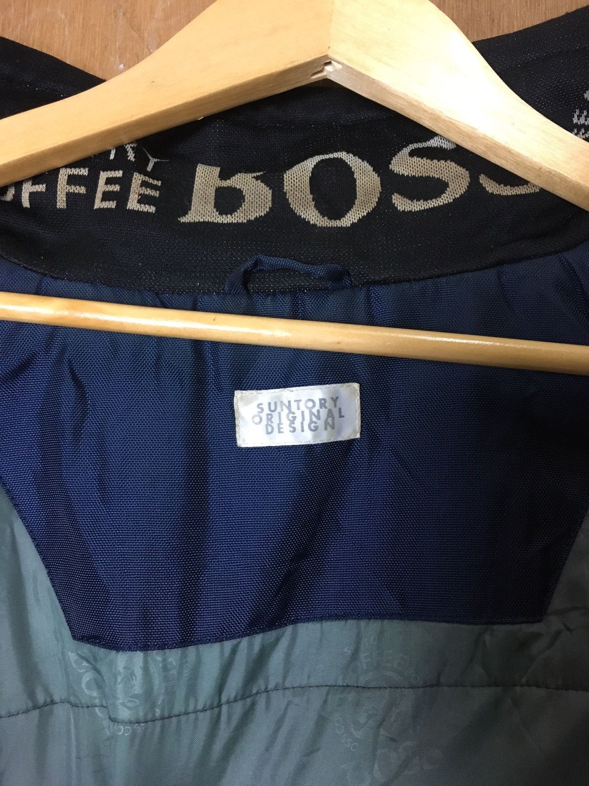 Designer × Japanese Brand × Vintage Vintage Suntory Boss Coffee Jacket With Stripe Size US XL / EU 56 / 4 - 15 Thumbnail