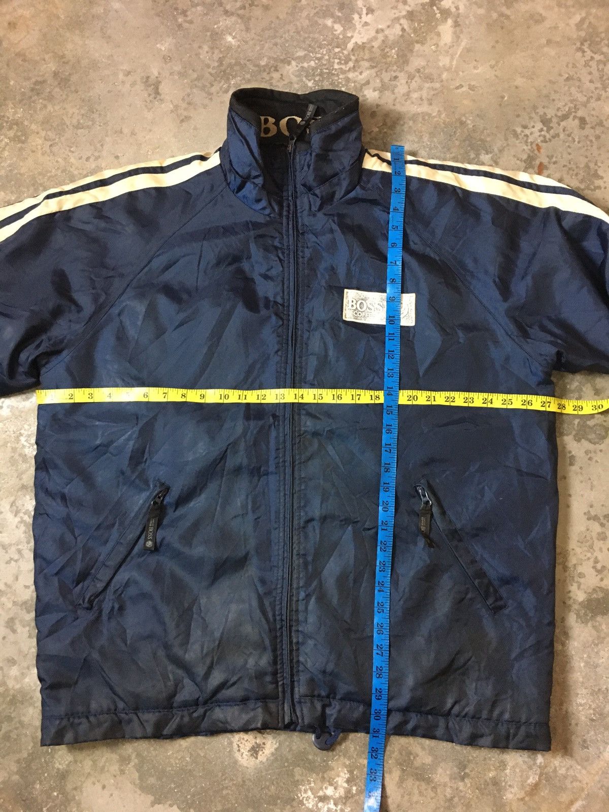 Designer × Japanese Brand × Vintage Vintage Suntory Boss Coffee Jacket With Stripe Size US XL / EU 56 / 4 - 20 Thumbnail