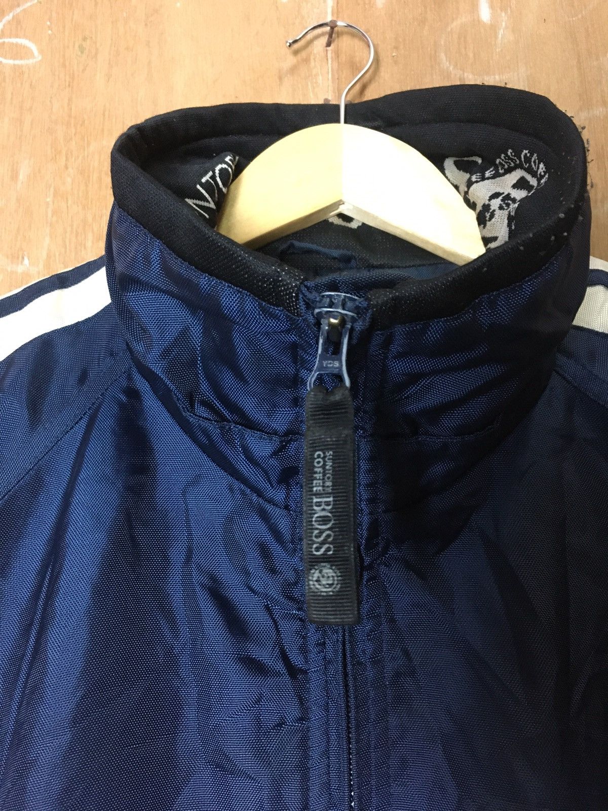 Designer × Japanese Brand × Vintage Vintage Suntory Boss Coffee Jacket With Stripe Size US XL / EU 56 / 4 - 7 Thumbnail