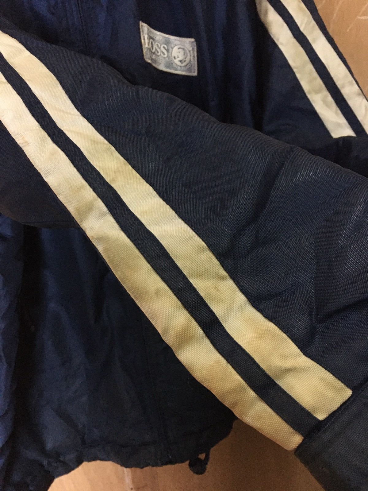 Designer × Japanese Brand × Vintage Vintage Suntory Boss Coffee Jacket With Stripe Size US XL / EU 56 / 4 - 10 Thumbnail