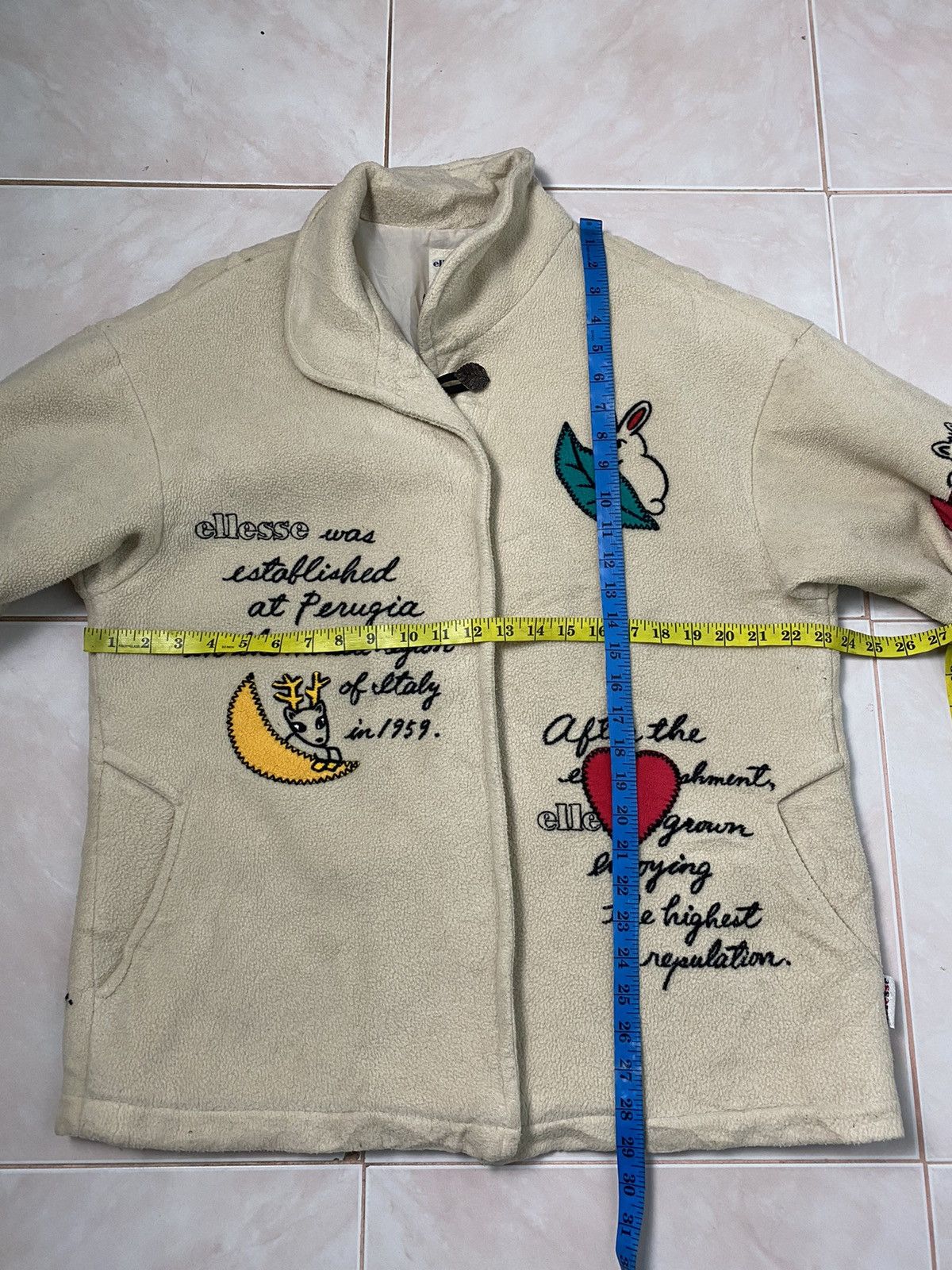 Ellesse × Polartec × Vintage Rare Design🔥 Ellesse Polartec Fleece Jacket Size US M / EU 48-50 / 2 - 22 Thumbnail
