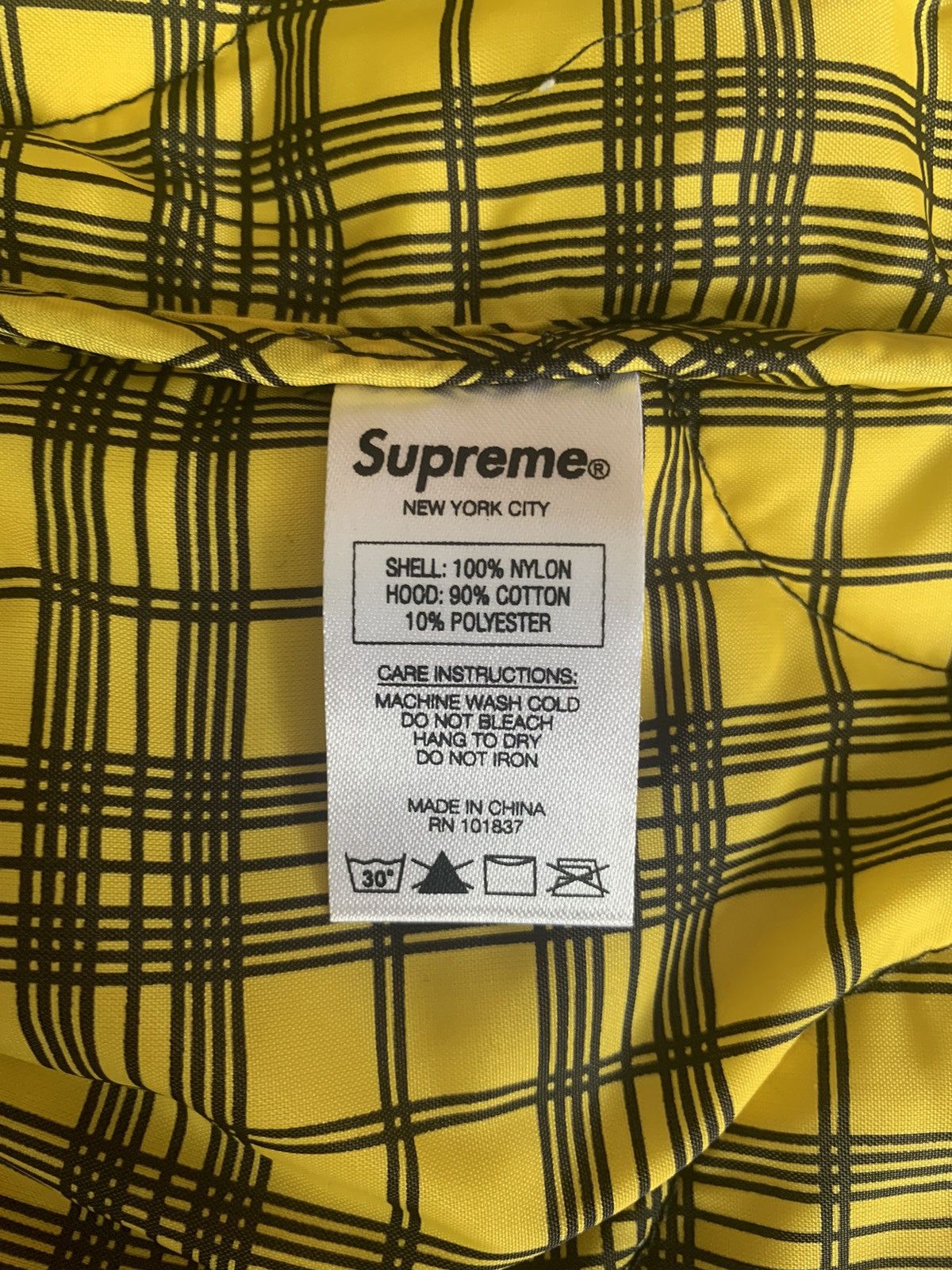 Supreme Supreme “Pledge Allegiance” Quilted Jacket Size US M / EU 48-50 / 2 - 4 Thumbnail