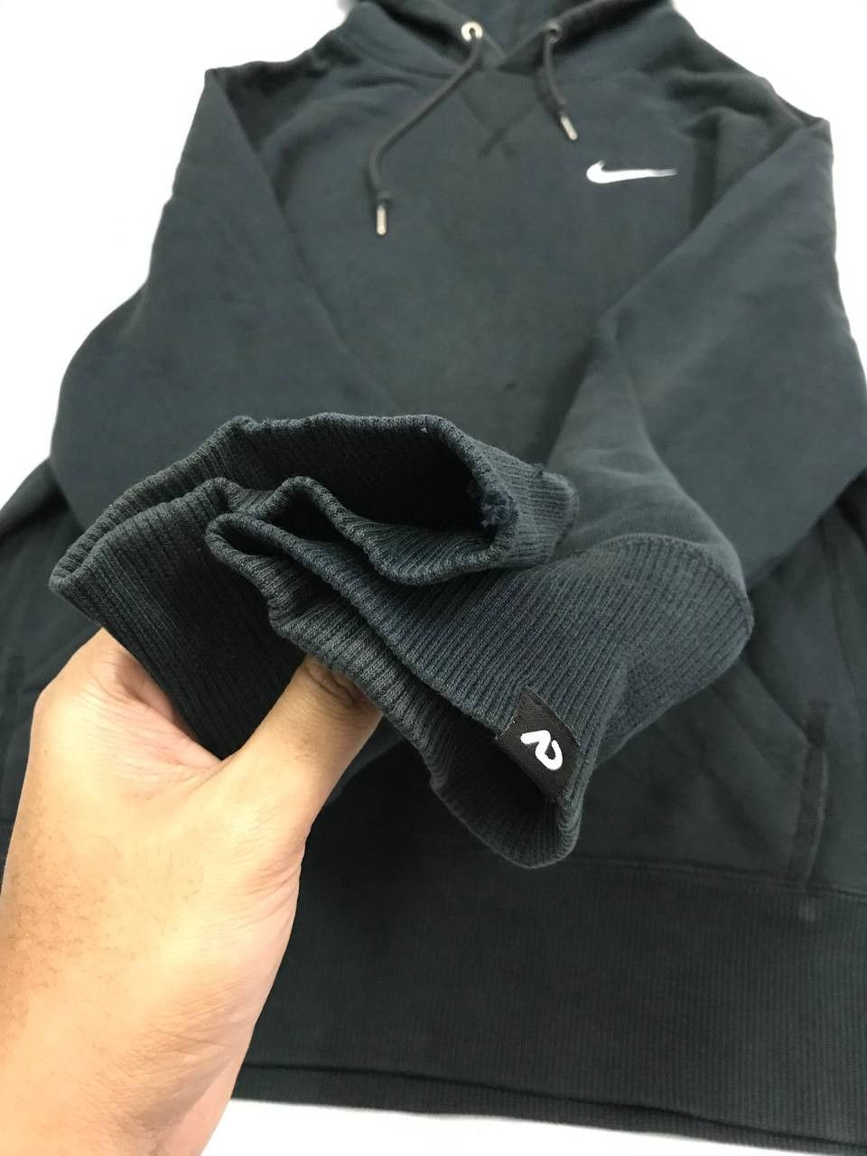 Nike × Vintage Vintage Nike Swoosh Embroidery Hoodie Size US M / EU 48-50 / 2 - 9 Thumbnail
