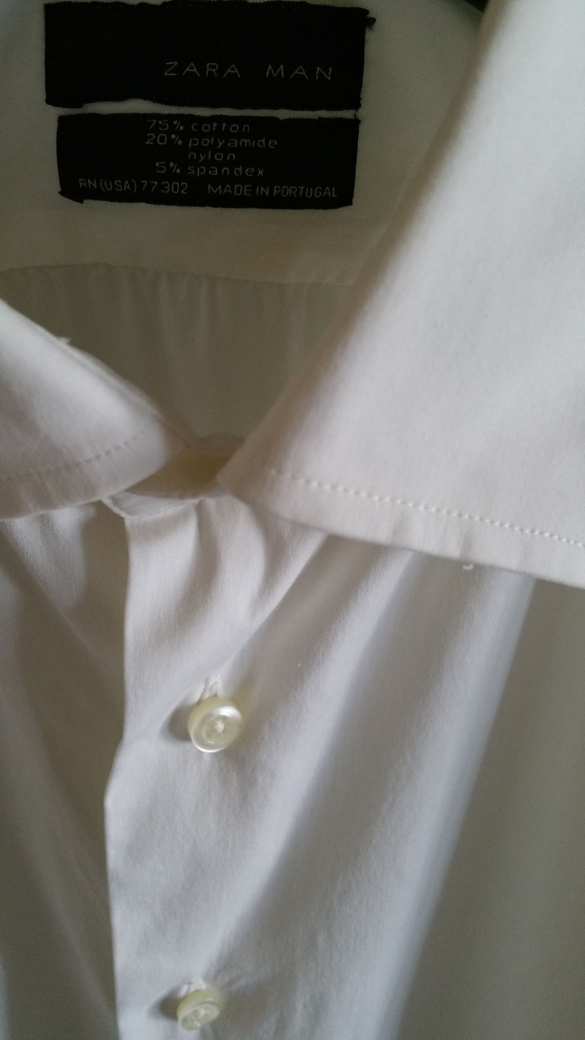 Zara White Dress Shirt Size US S / EU 44-46 / 1 - 2 Thumbnail