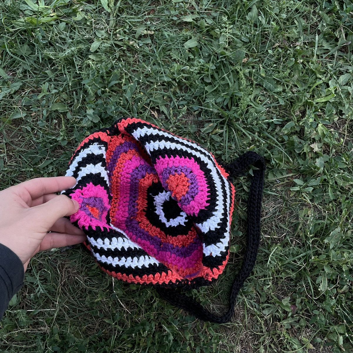 Vintage Vintage Y2K Crochet Bat Crossbody Bag Rave Streetwear OS Size ONE SIZE - 4 Thumbnail