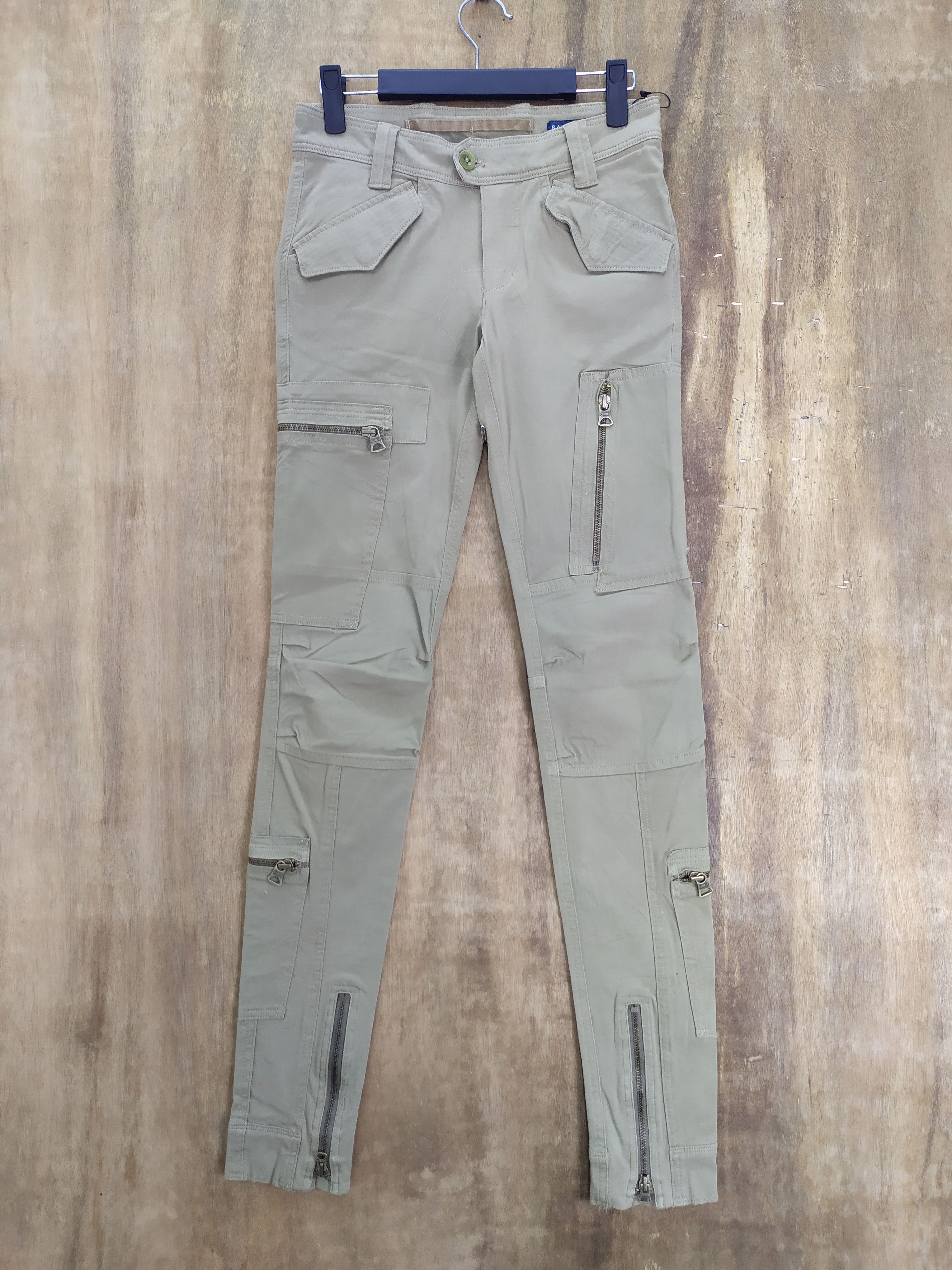 Polo Ralph Lauren × Ralph Lauren RALPH LAUREN WOMEN CARGO PANTS MULTIPOCKET Size 26" / US 2 / IT 38 - 1 Thumbnail