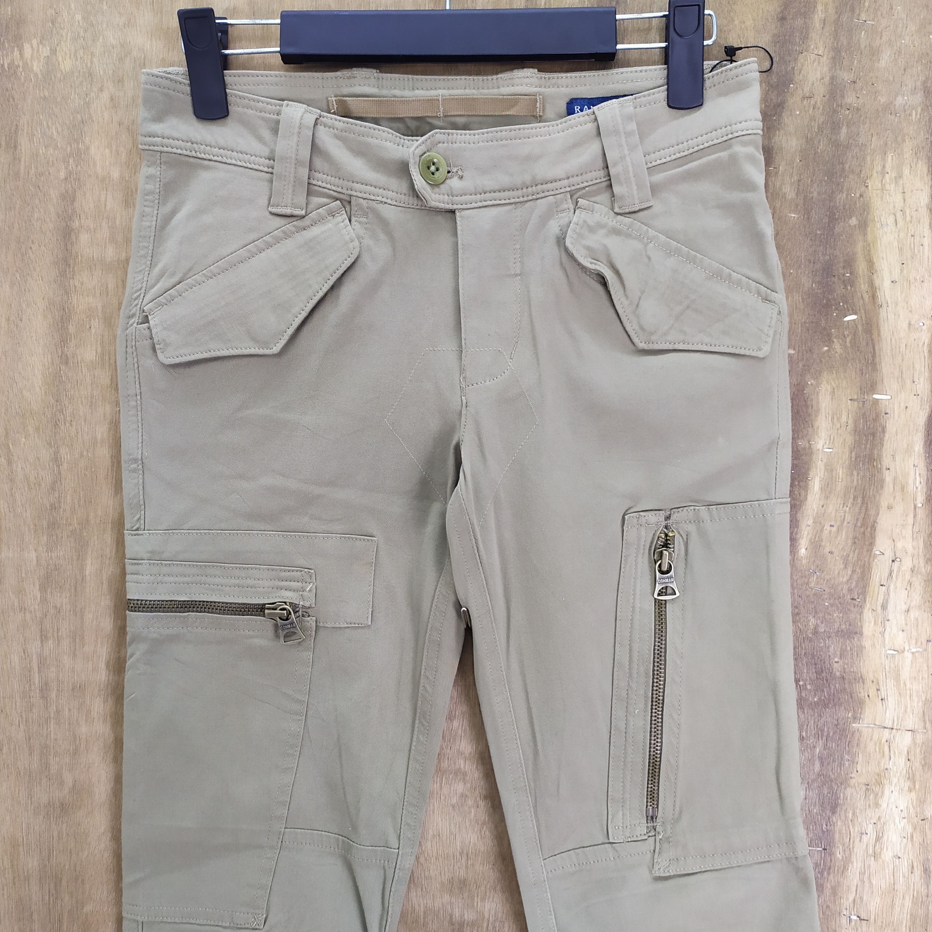 Polo Ralph Lauren × Ralph Lauren RALPH LAUREN WOMEN CARGO PANTS MULTIPOCKET Size 26" / US 2 / IT 38 - 10 Thumbnail