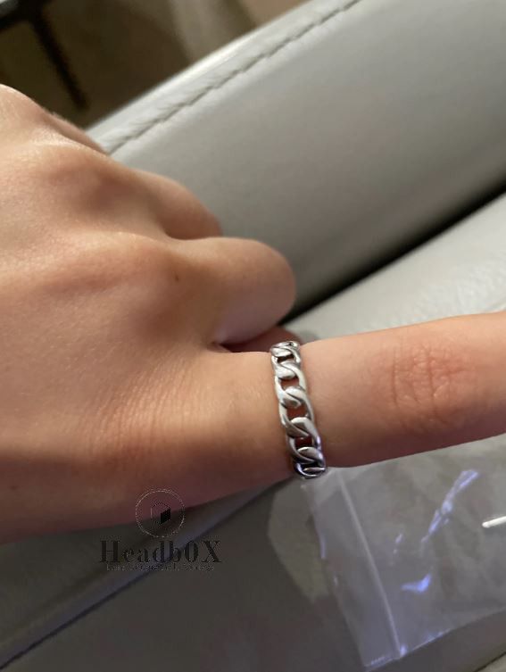 Vintage Korean Chain Ring Size ONE SIZE - 2 Thumbnail